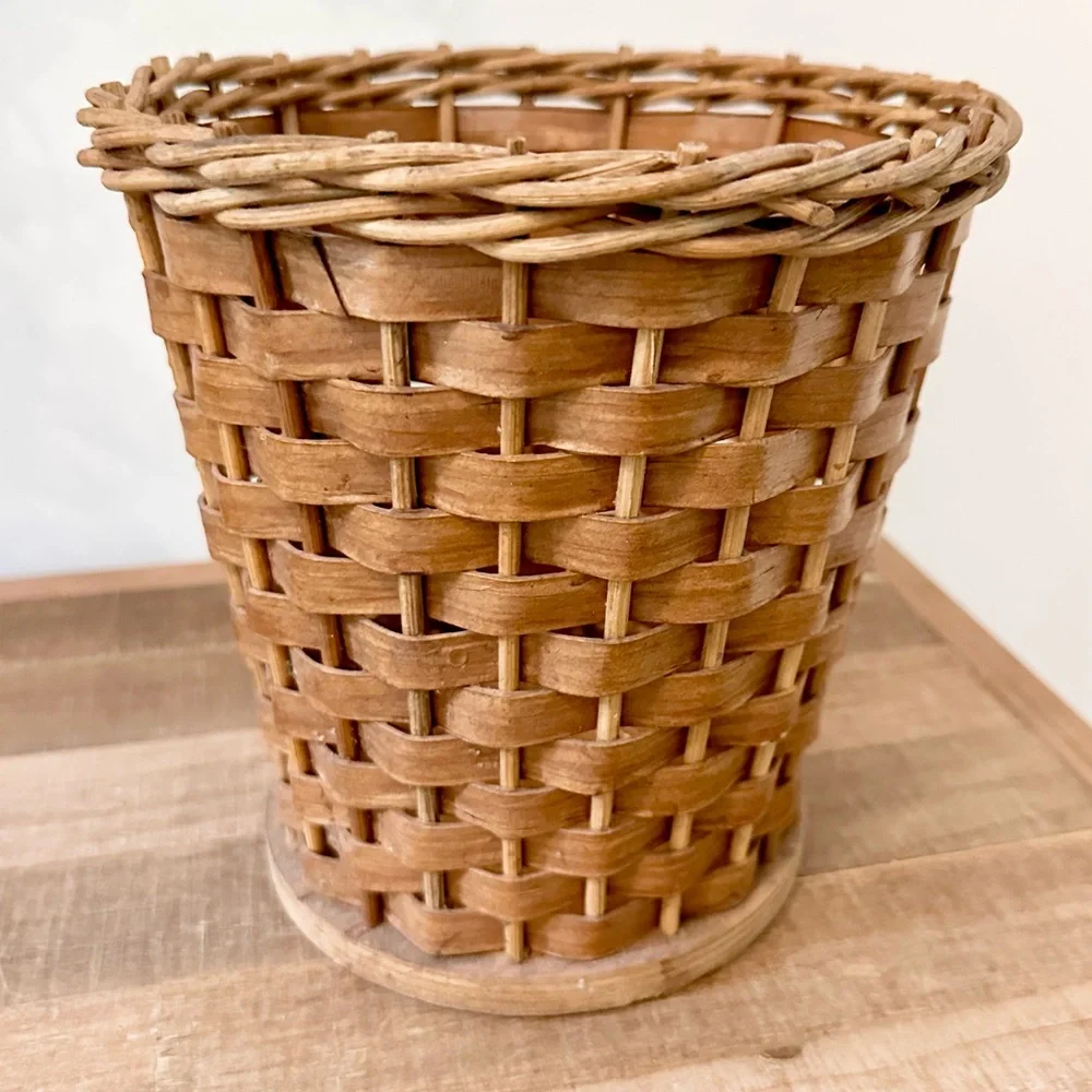 Gorgeous Basket Weave Basket Plant Home Decor 8 Inch